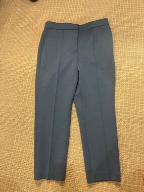 Ann Taylor Straight-Leg Navy Dress Pants